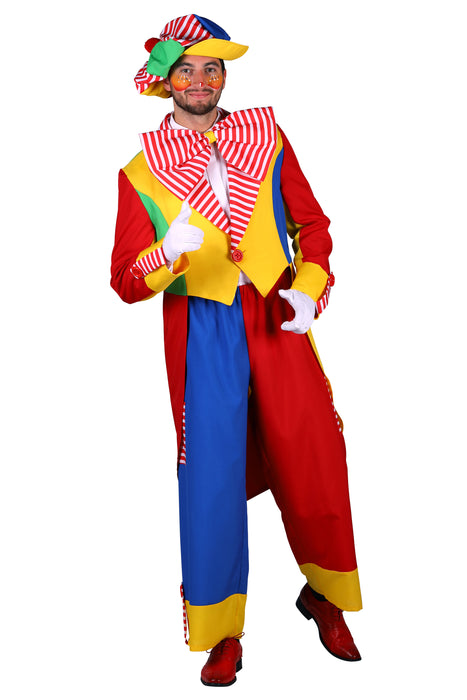 Clown August kostuum heren