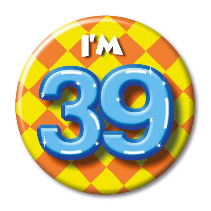 Button klein - i'm 39