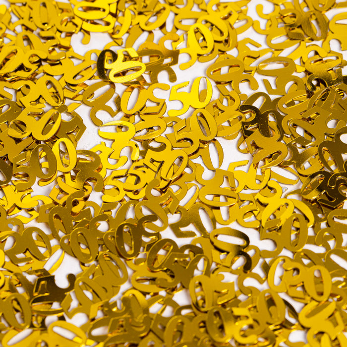 Tafelconfetti 50 jaar goud
