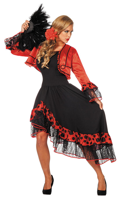 Spaanse jurk Carmen dames