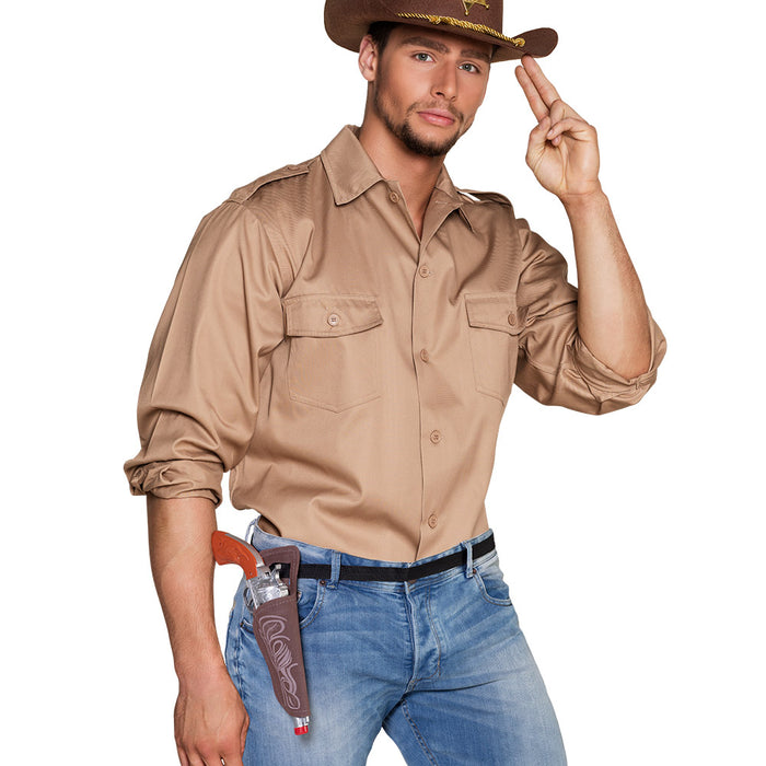 Pistool en holster voor cowboy