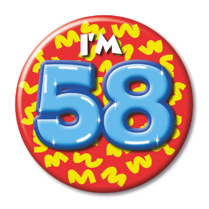 Button klein - i'm 58