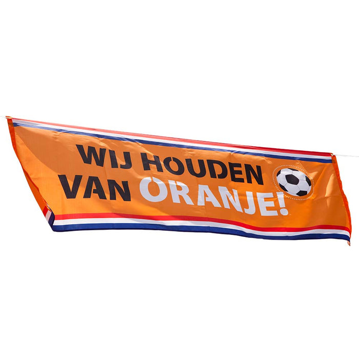 Banner Wij houden van Oranje