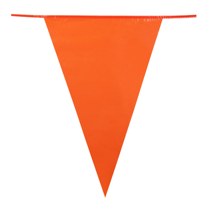 PE Vlaggenlijn oranje 25m