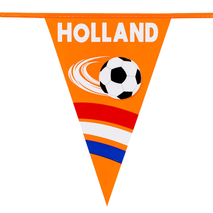 Vlaggenlijn Holland voetbal