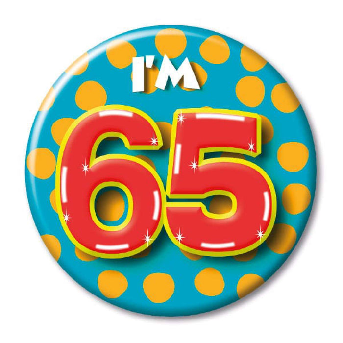 Button klein - i'm 65