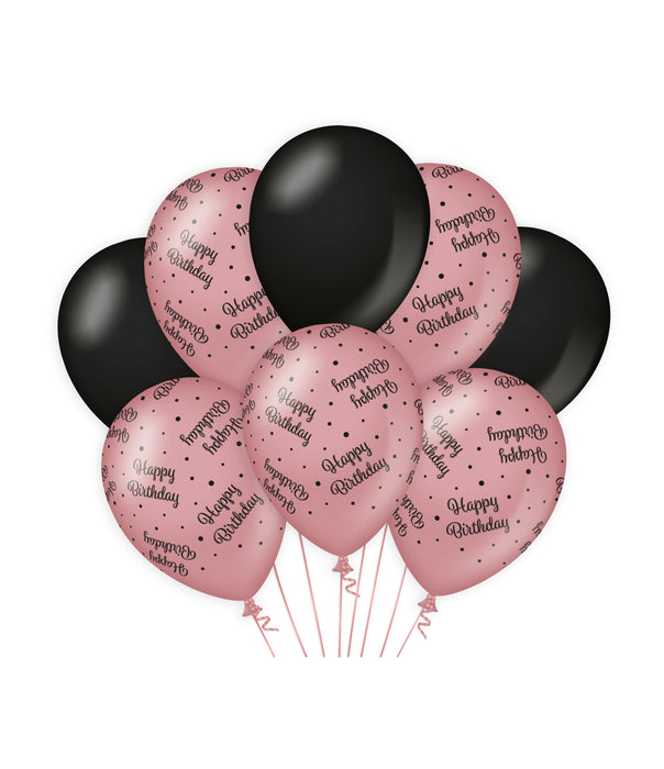 Ballonen Cheers to HB rosé/zwart