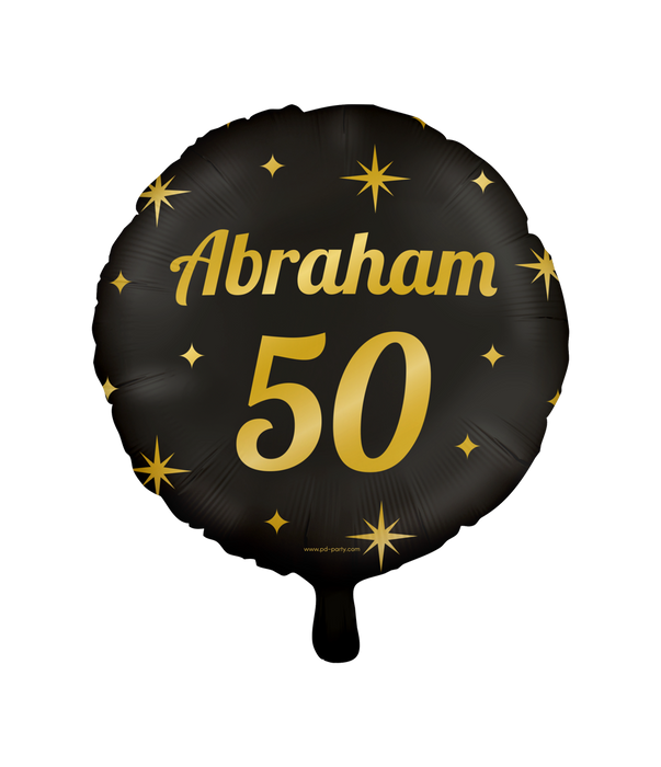 Folieballon classy Abraham 50