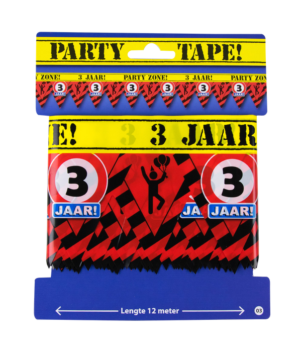 Party Tape - 3 jaar