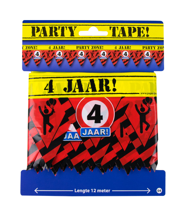Party Tape - 4 jaar