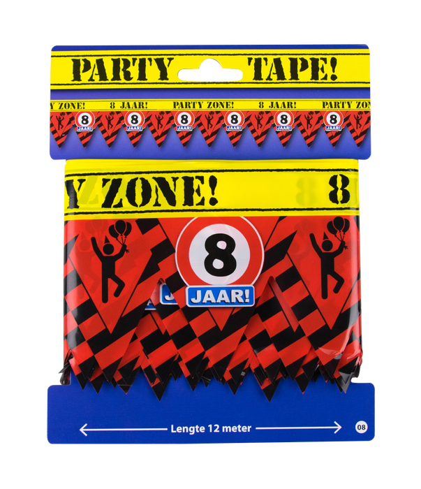 Party Tape - 8 jaar