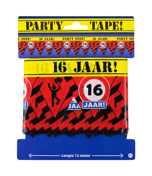 Party Tape - 16 jaar