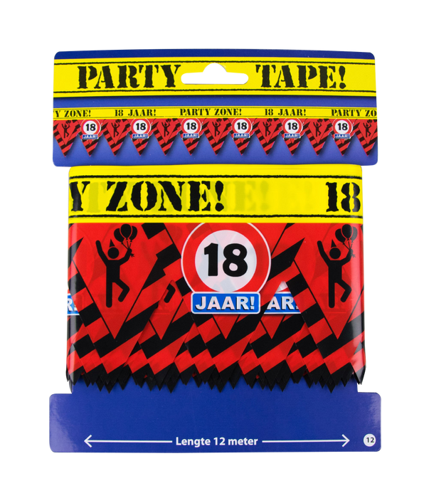 Party Tape - 18 jaar