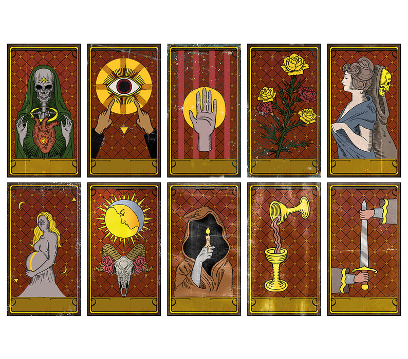 The Good Tarot 78 kaarten dek, volledig Engels, grappige The Good Tarot 78 kaarten dek, volledig Engels, grappige