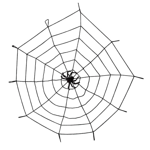Spinnenweb elastisch met spin