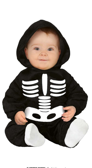 Skelet babykostuum
