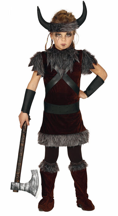 Vikingmeisje kostuum