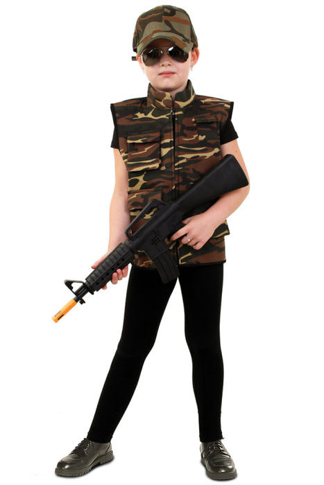 Camouflage vest unisex kinderen