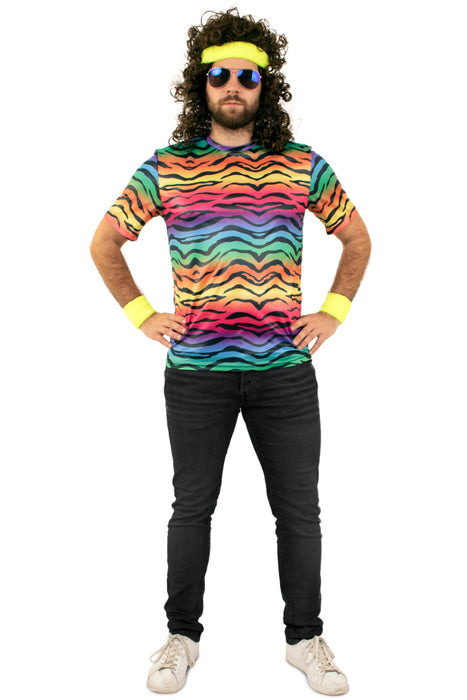 T-shirt neon tijger unisex