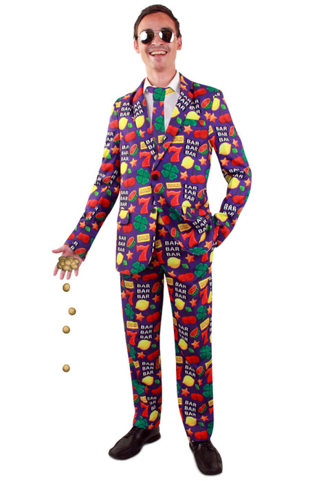 Casino fruit kostuum 3-delig heren