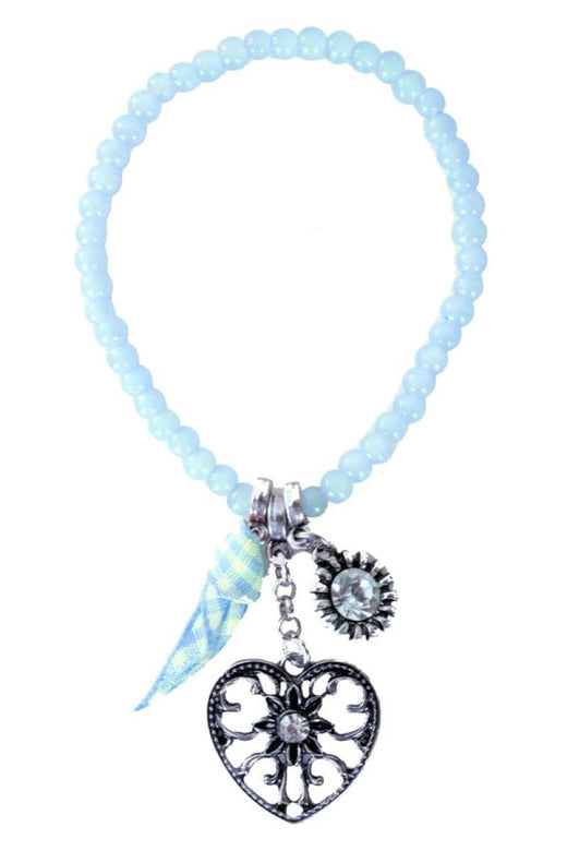 Armband tiroler kraaltjes blauw