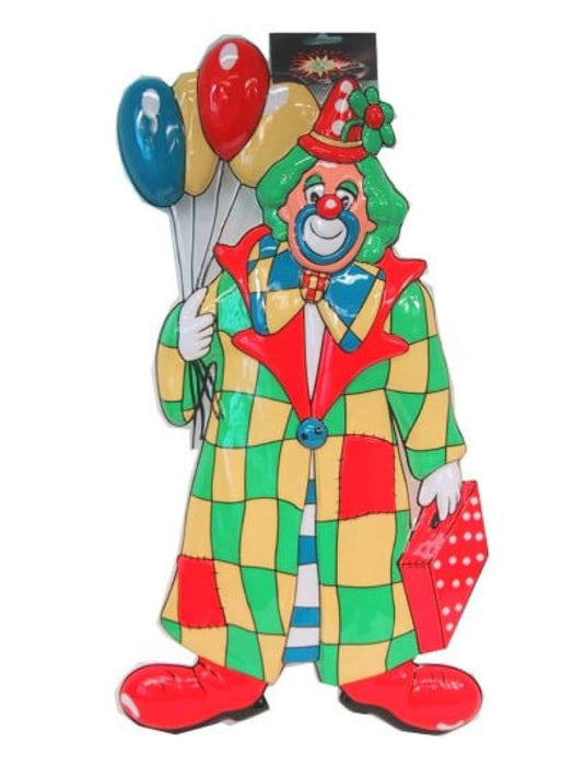 Clowndeco met ballonnen 60cm