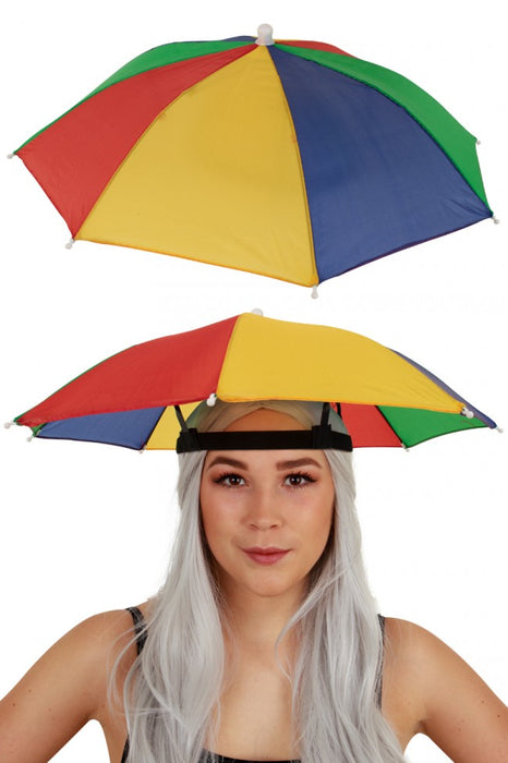 Paraplu voor op je hoofd