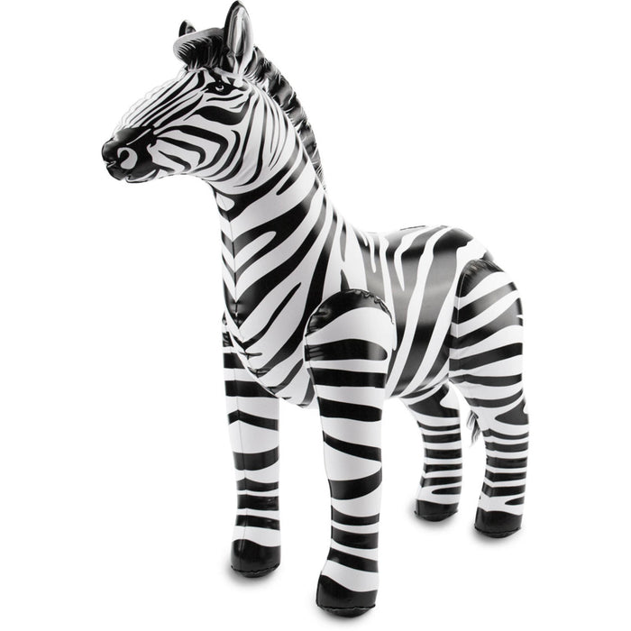 Opblaas zebra 60x55cm