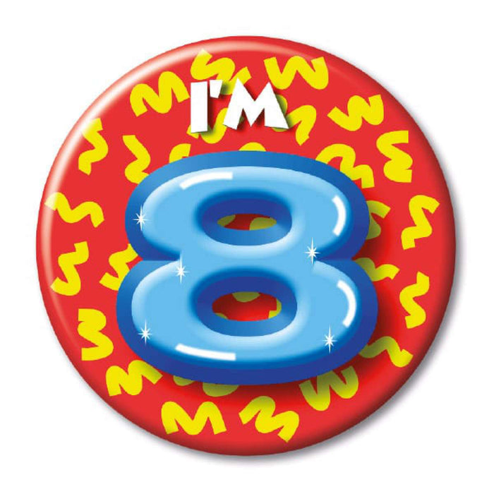 Button klein - i'm 8