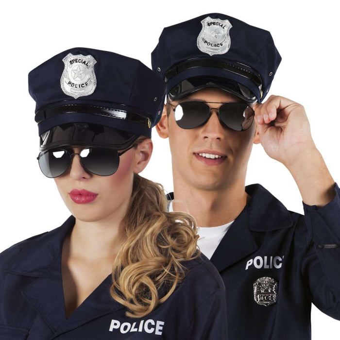 Bril Politie zwart