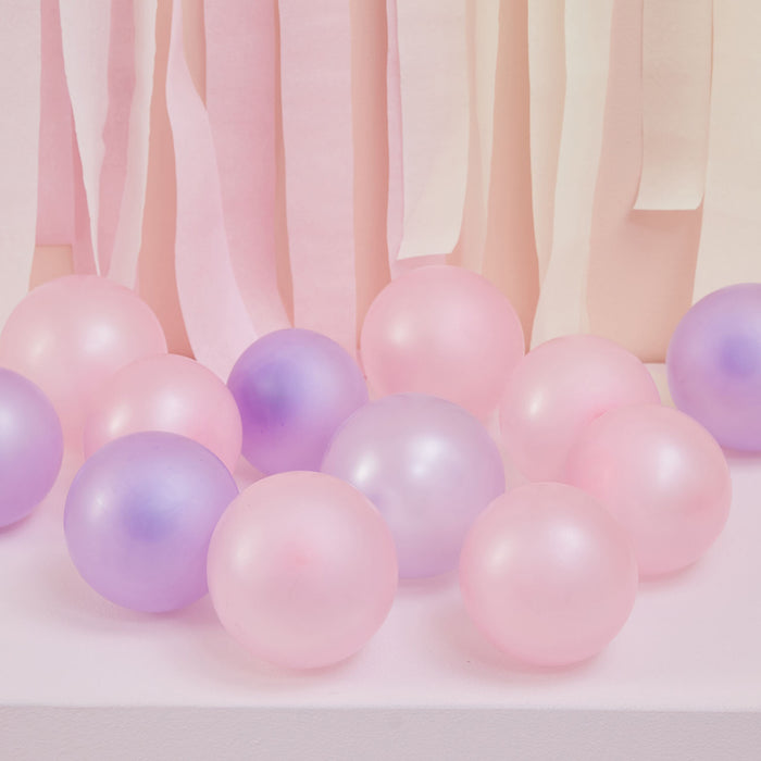 Ballonnen kleurenset Pink & Lilac 5inch