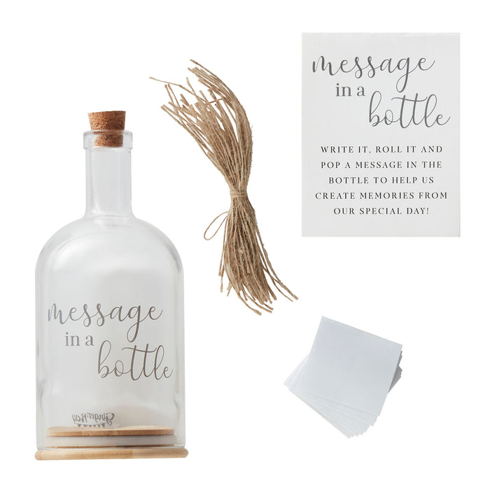 Gastenboek message in a bottle