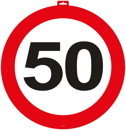verkeersbord 50 jaar