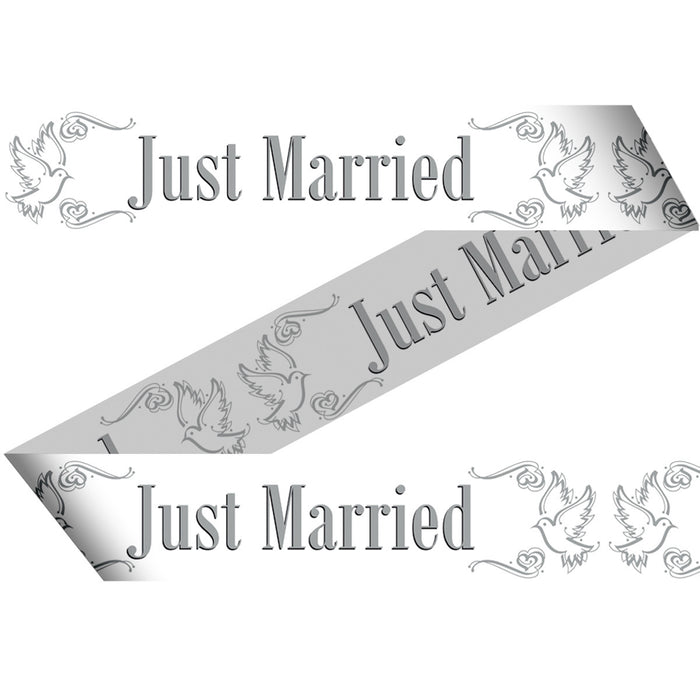 Markeerlint Just Married 15Mtr/stk