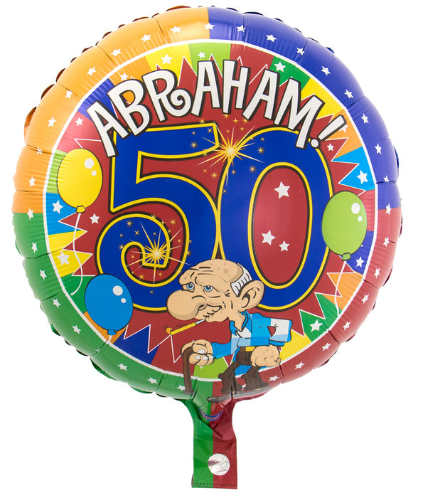 Folieballon Abraham Knalfeest S40