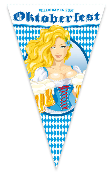 Megaflag Oktoberfest Bierpullen 90x150cm