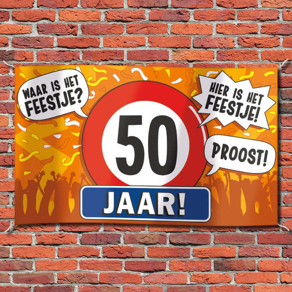 Gevel vlag - 50 jaar