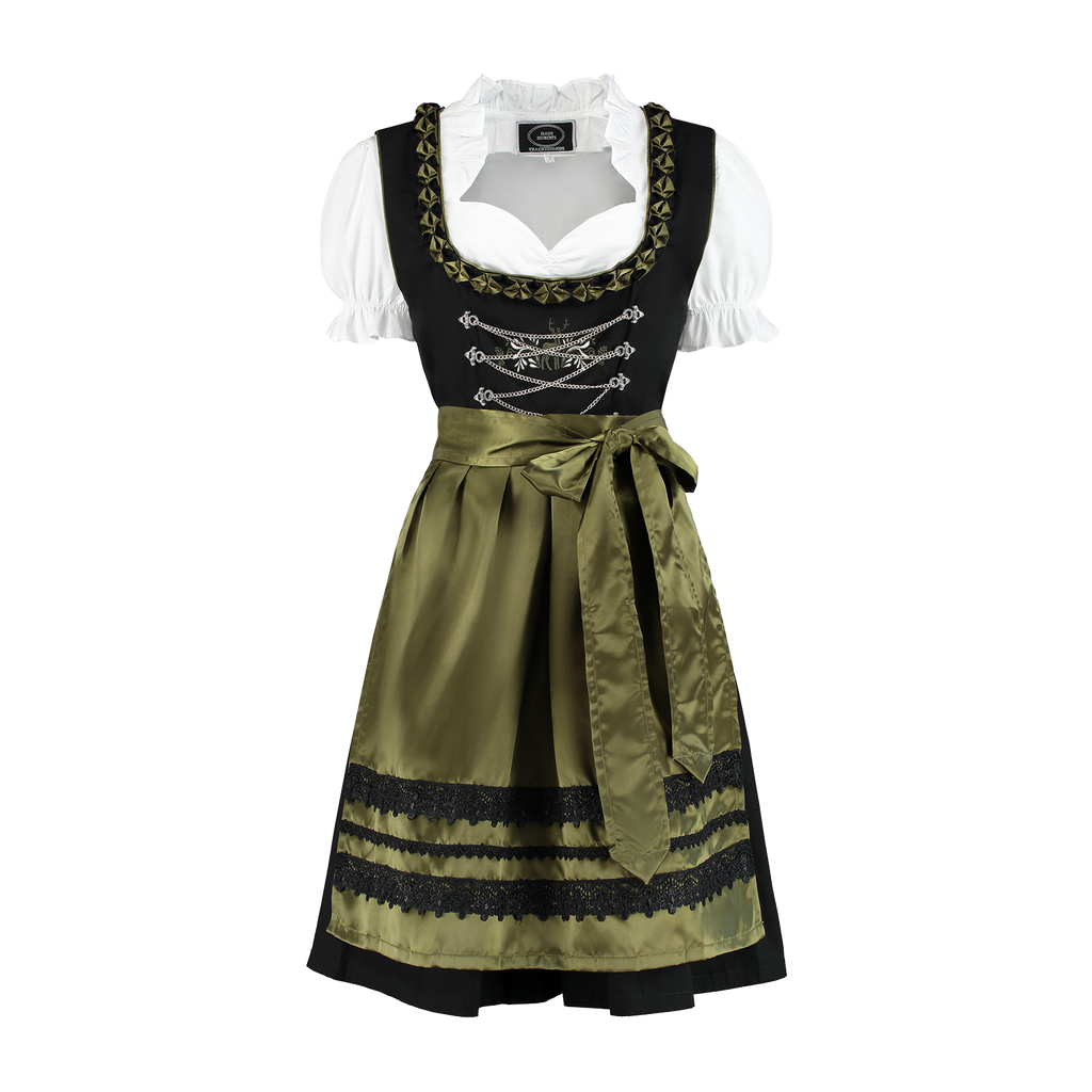 2025 Oktoberfest Women's Elegant Cap Sleeve Brocade Bustier Corset Top