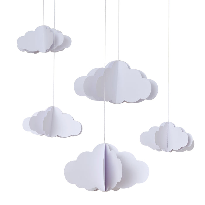 Hangdecoratie 3D clouds