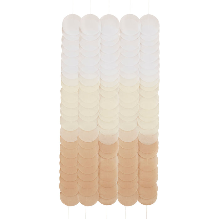 Backdrop schelpen brown ombre