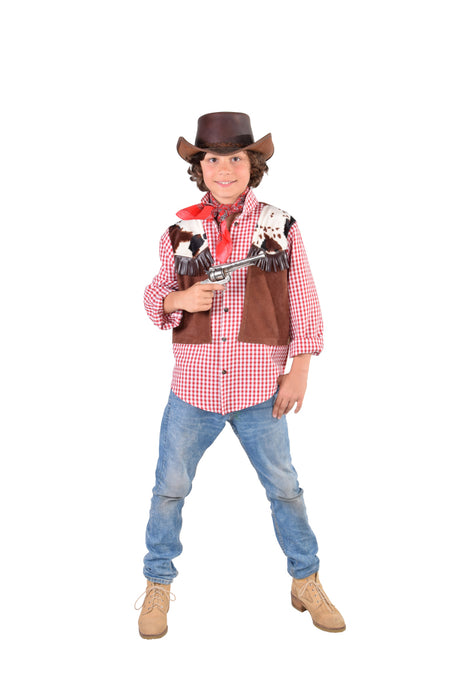 Cowboy Vestje voor Kinderen - koeienprint