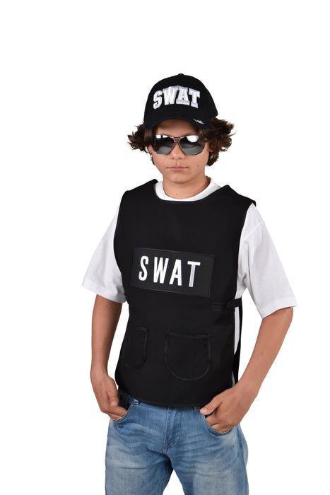 SWAT Vest voor Kinderen - zwart