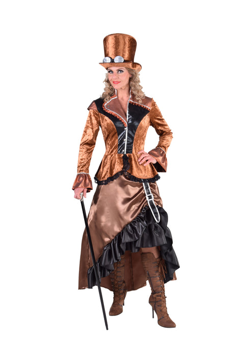 Steampunk Kostuum voor Dames - brons