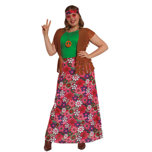 Happy hippy dames kostuum