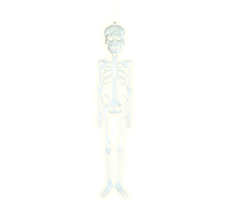 Skelet deco Glow in the dark 75cm