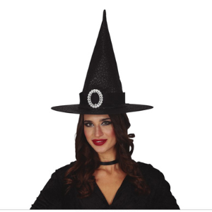 Zwarte heksen hoed