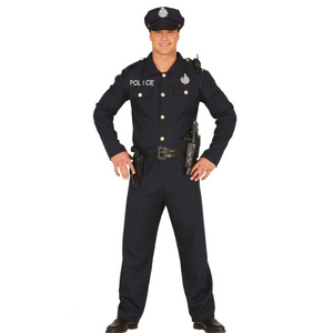 Politie basic kostuum voor heren