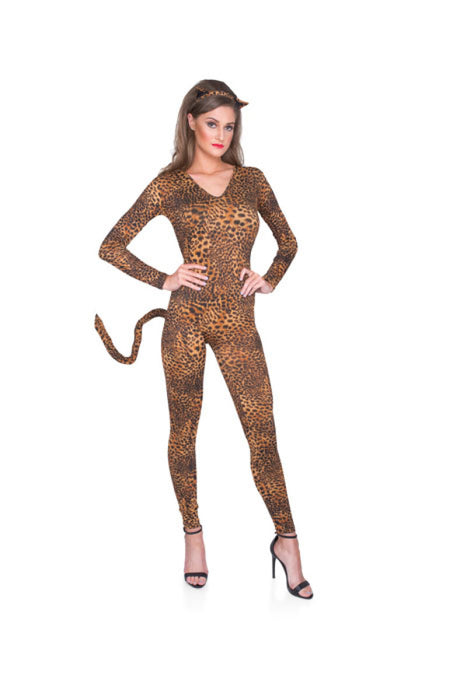 Catsuit luipaard print voor dames