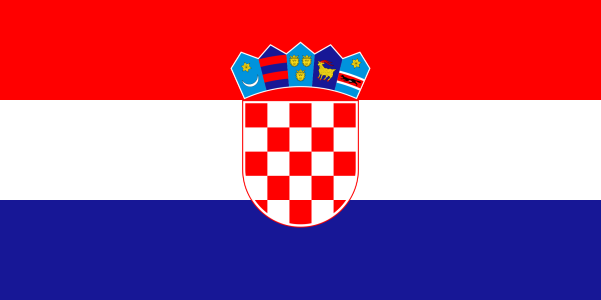 Landenvlag Kroatie 90 x 150 cm