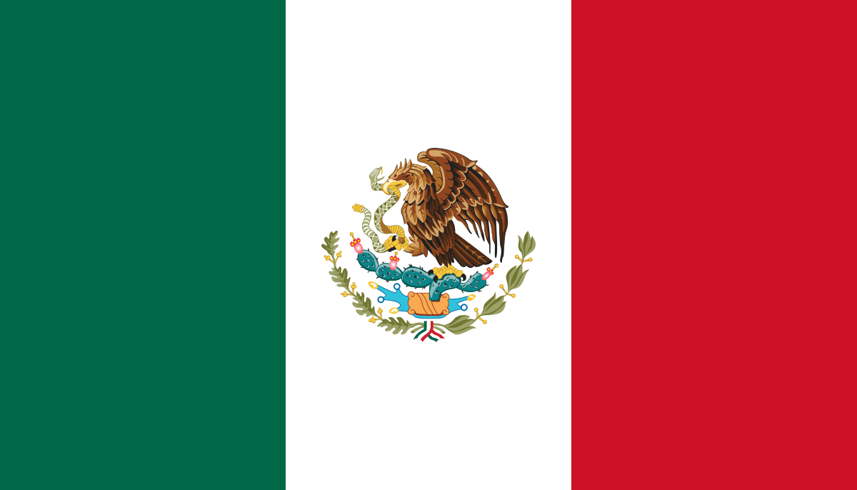Landenvlag Mexico 90 x 150 cm